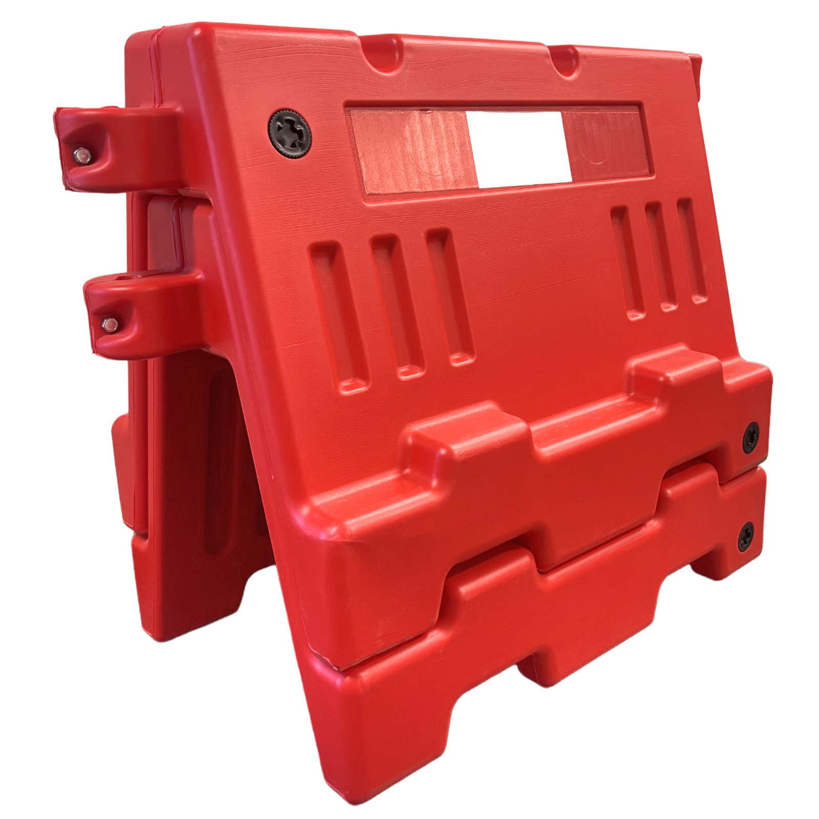 Electriduct Stackable Water Filled Plastic Traffic Safety Barriers – Red