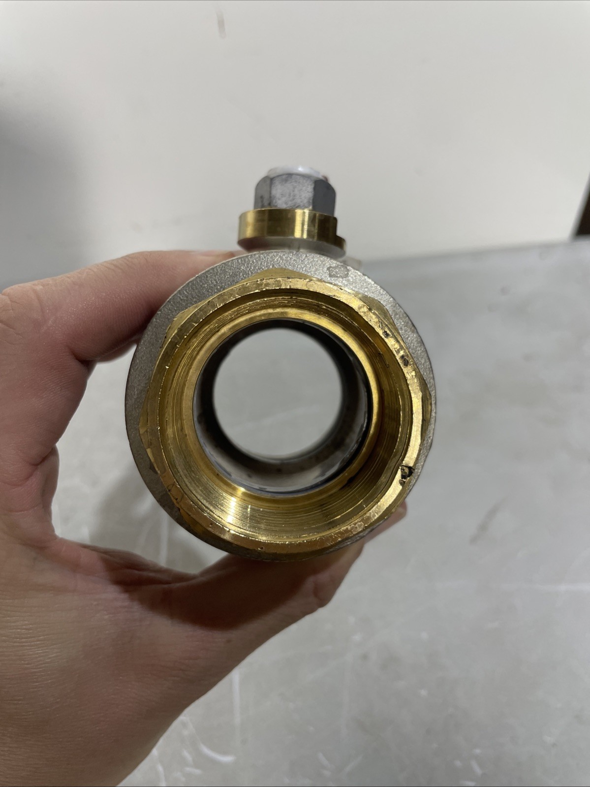 NOS Proline 107-007NL 1-1/2″ FIP x 1-1/2″ Brass FIP Ball Valve Full Port Lever