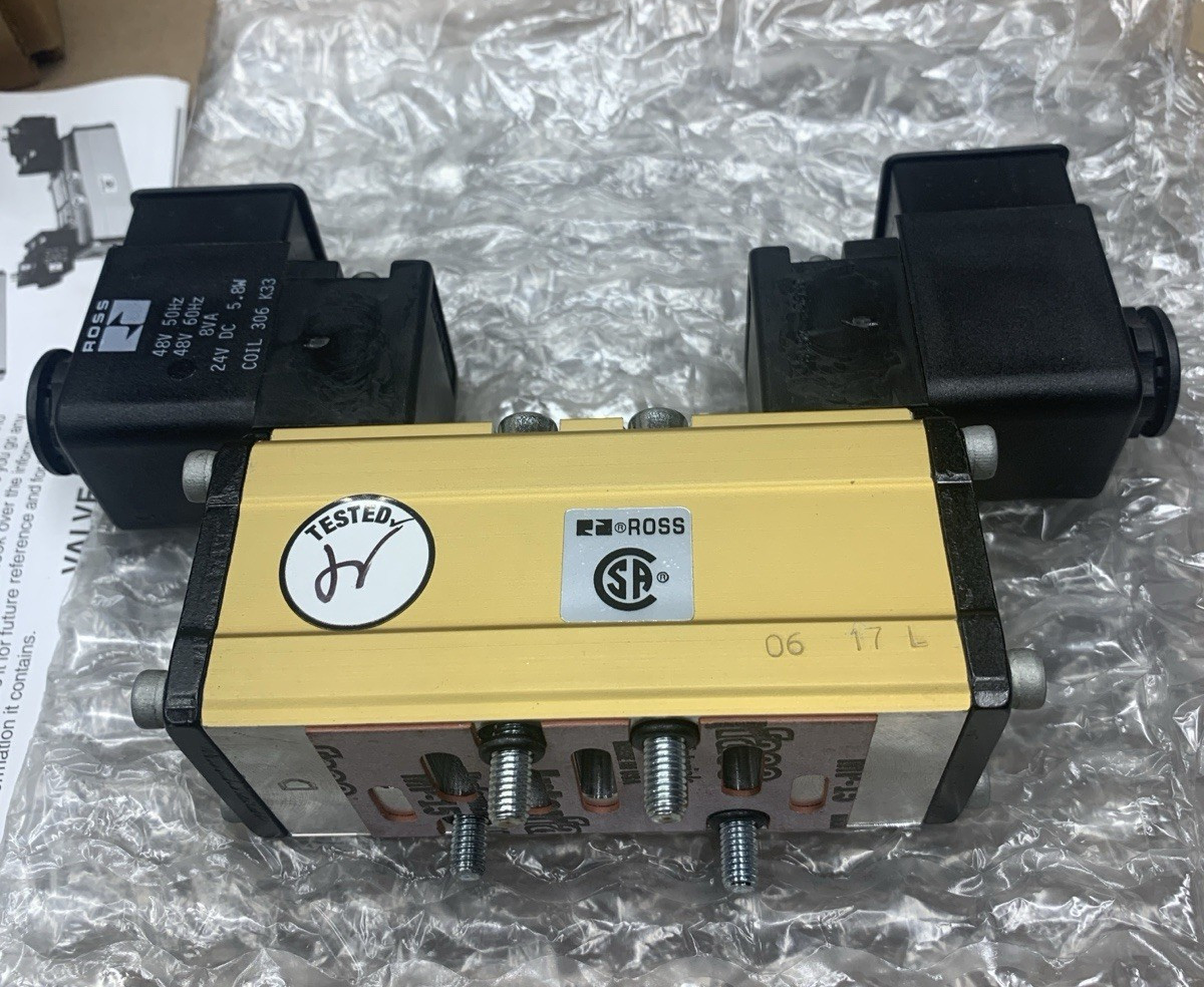 ROSS W6076B2407W SOLENOID VALVE 24 VDC
