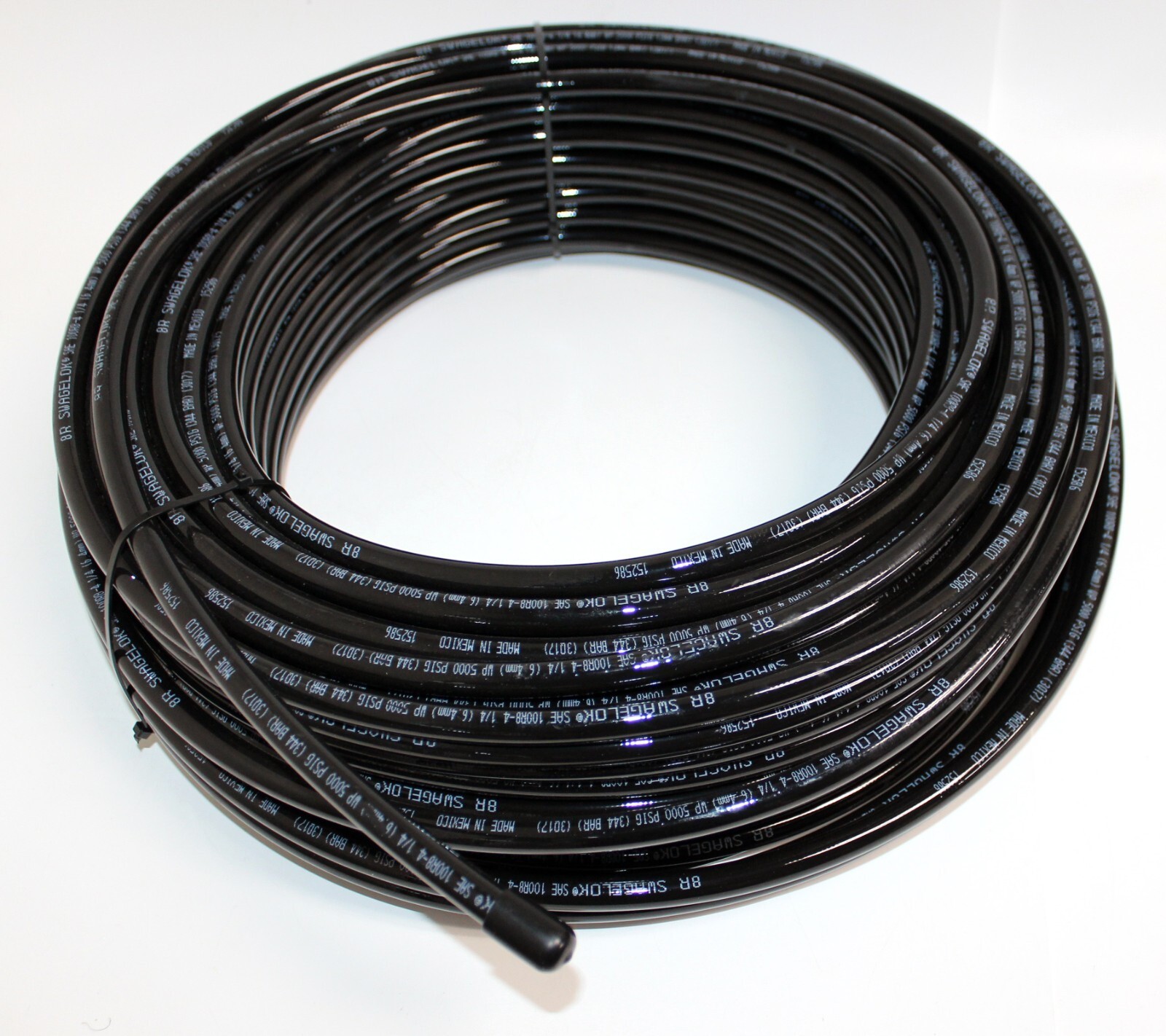 Swagelok 8R-4 Thermoplastic Nylon Core 100R8-4, 1/4” 6.4mm Hydraulic Hose 200ft