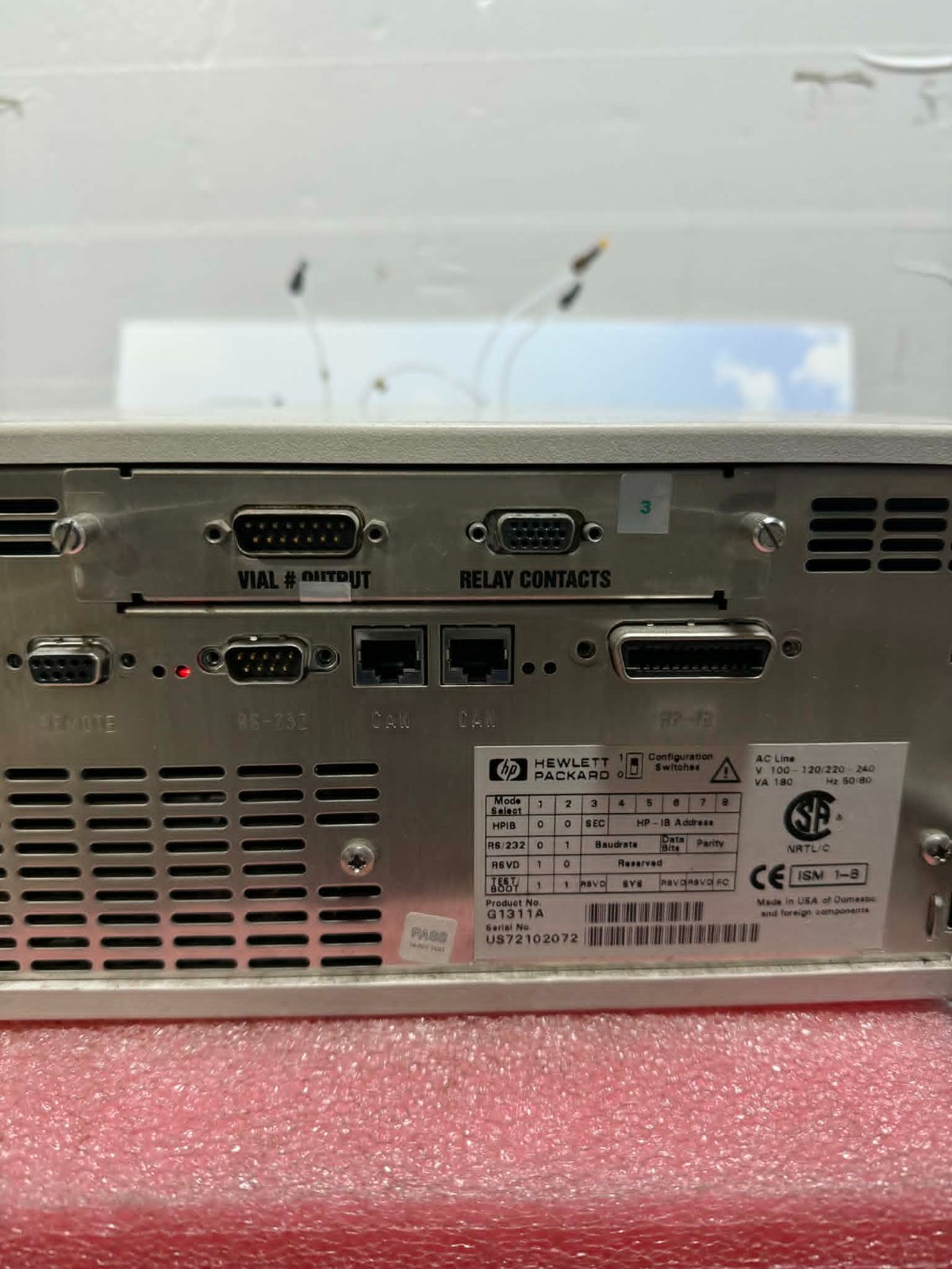 HP AGILENT G1311A 1100 Series QuatPump Quaternary Pump