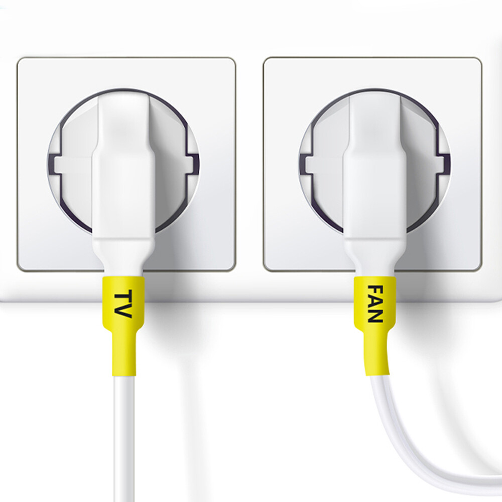 Compatible For Brother P-Touch Heat Shrink Tube Multi-Options White/Yellow HSE