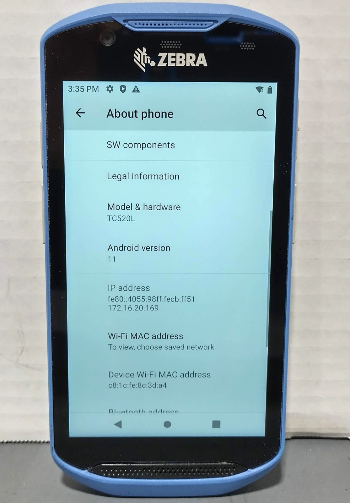 Zebra TX52ax TC520L Mobile Computer Scanner Android 11 64GB Tested and Reset