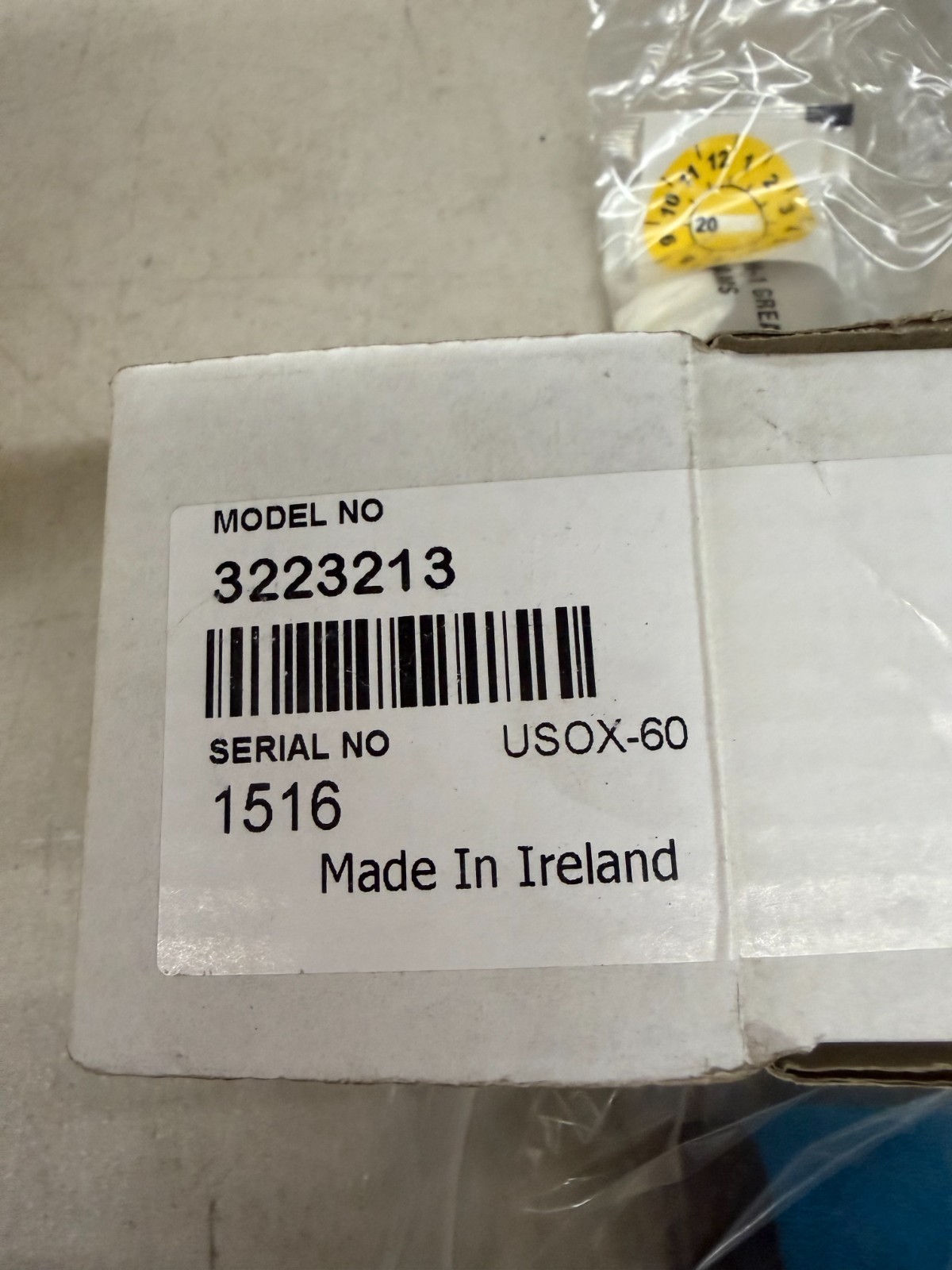 COMPRESSOR AIR FILTER MODEL NO 3223213 SERIAL NO 1516 KAESER
