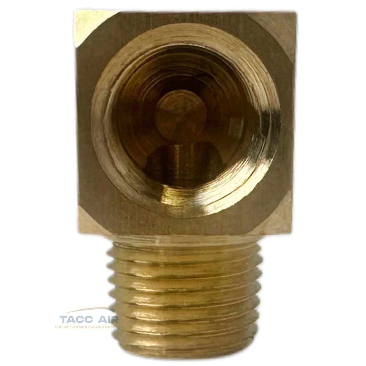 2 Pack 1/8″ NPT Brass Street Elbow 90 Degree Pipe Thread Fitting Male Female