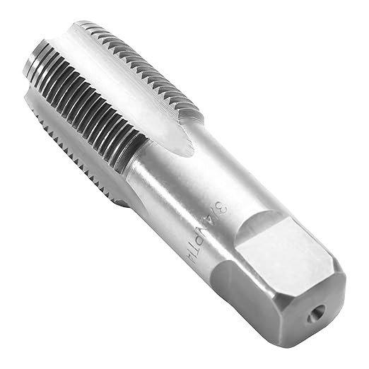 HFS(R) 5PCS NPT Pipe Tap Set ，1/8″, 1/4″, 3/8″, 1/2″ and 3/4″ Accurate Threads