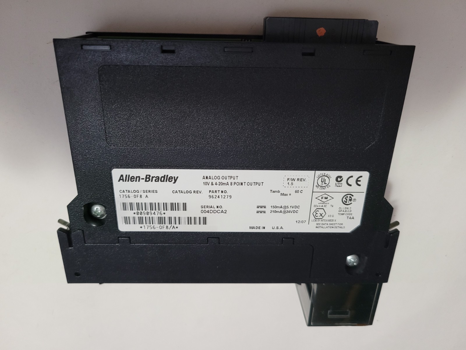 Allen-Bradley ControlLogix 1756-OF8/A 8 Analog Output Module 4-20ma Tested 100%