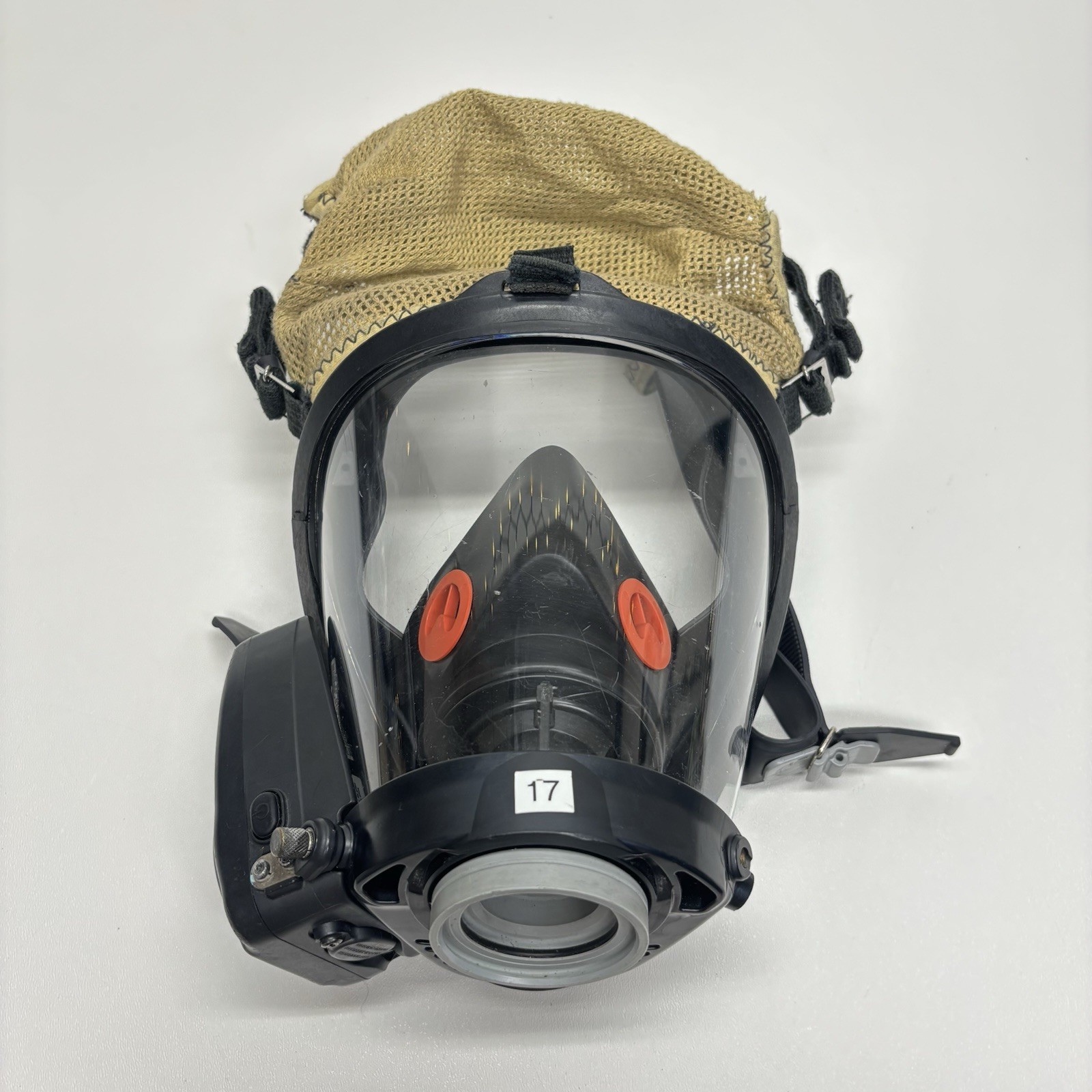 Honeywell Titan SCBA Full Face Firefighter Respirator Gas Mask Voice Amp Size M