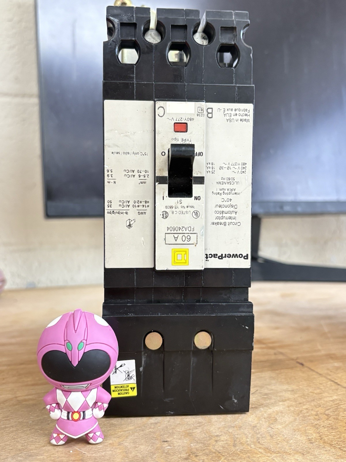 FDA240604 Square D 60 Amp 480 Volt 2 pole Circuit Breaker – Next Day Option