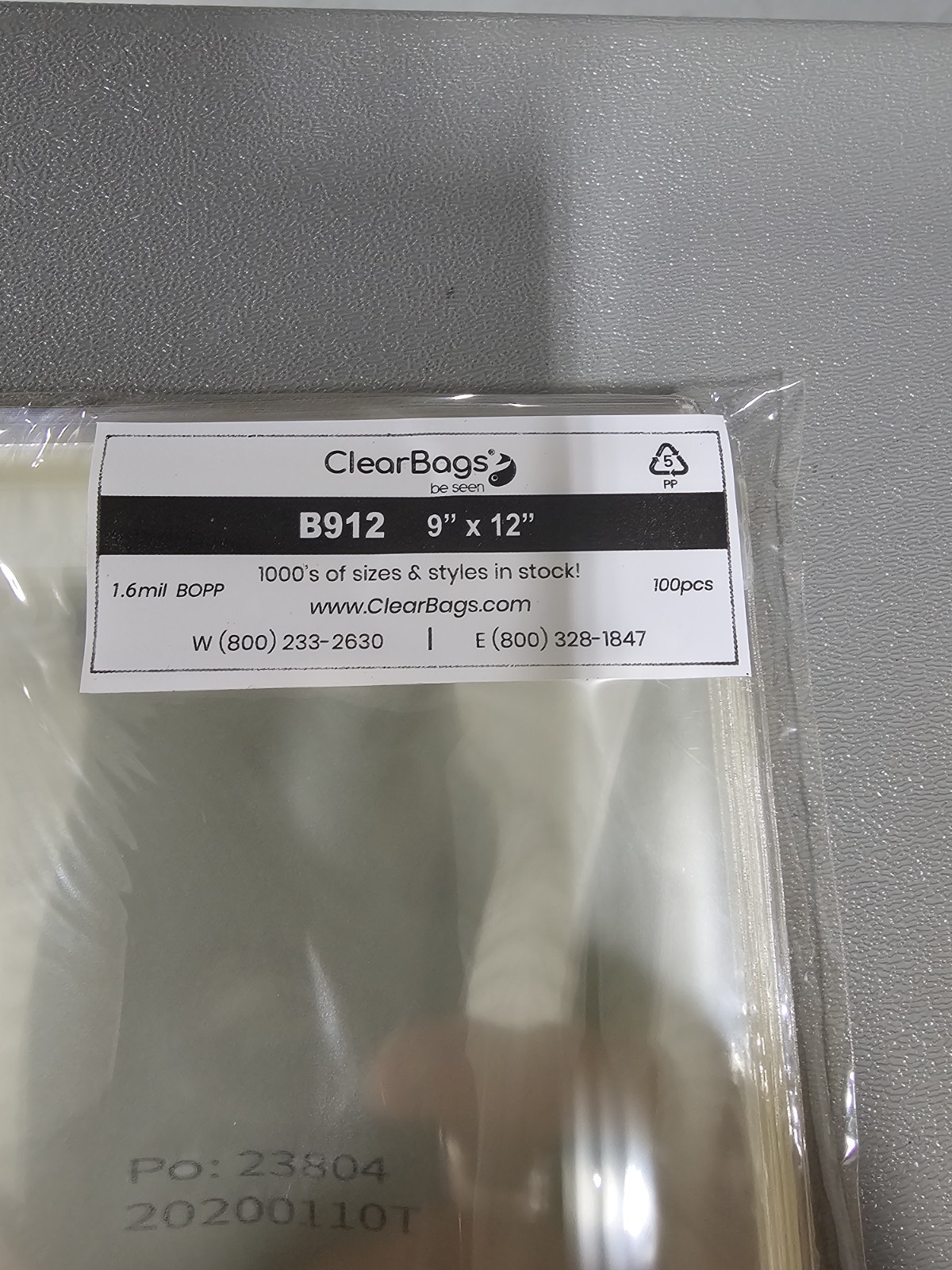 Lot of Mixed Sizes Clear Cellophane Bags Self-Sealing 4×6, 6×9, 9×12, 10×13