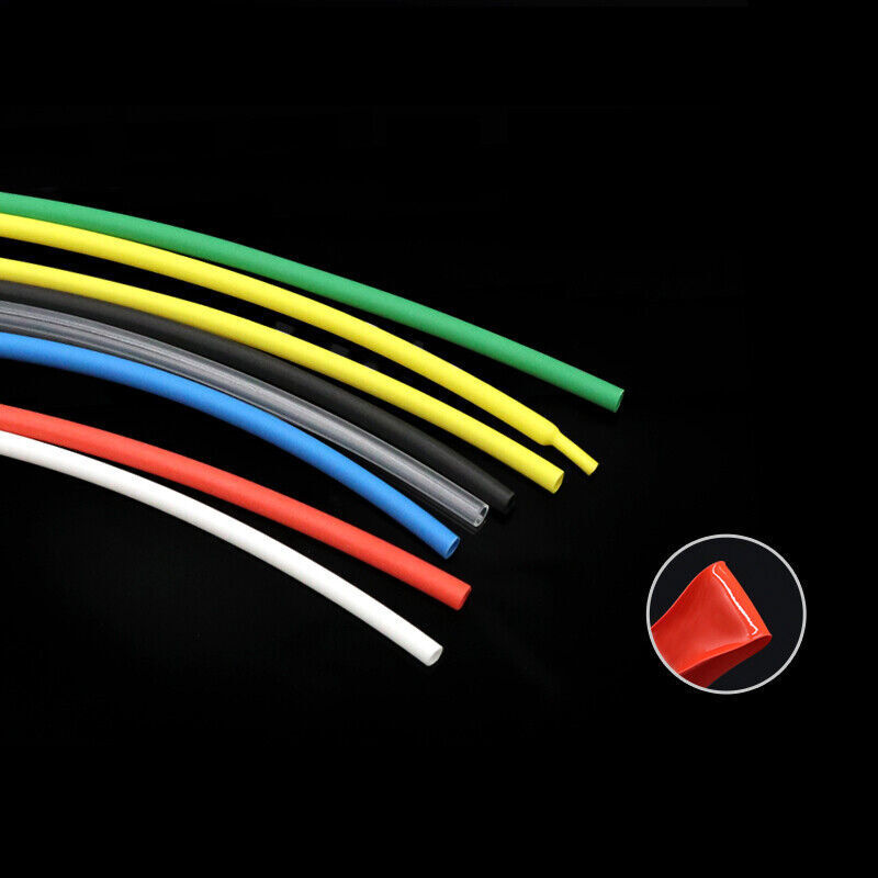 Waterproof Heat Shrink Tubing Kit 3:1 Ratio Dual Wall Adhesive Lined Glue Tube