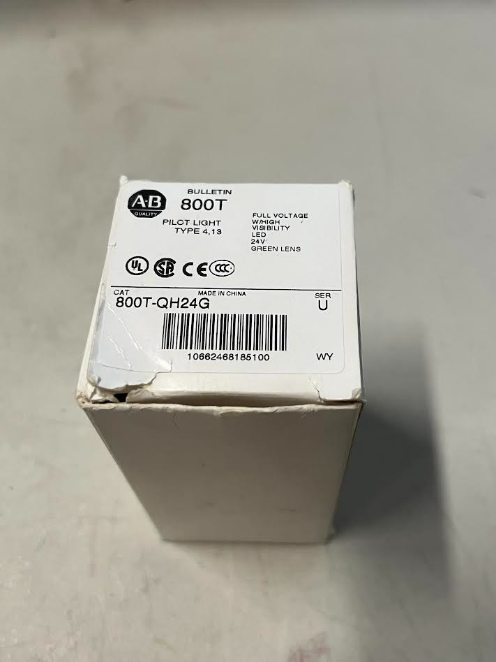 Allen Bradley 800T-QH24G Pilot Light Green LED New in Box NIB MN STOCK