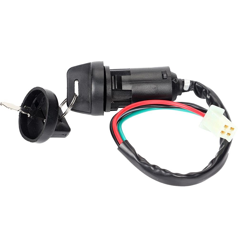 Ignition Key Switch with Cap for 50cc 70cc 90cc 110cc 125cc 150cc 200cc 250cc…