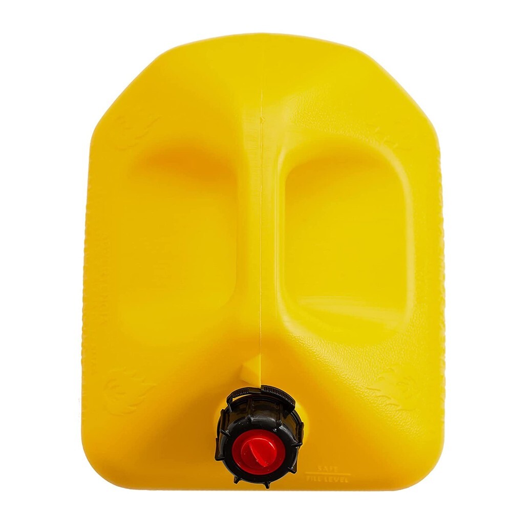 MIDWEST CAN 8610 5 GALLON DIESEL CAN QUICK FLOW PORTABLE FUEL CONTAINER – 4 PACK