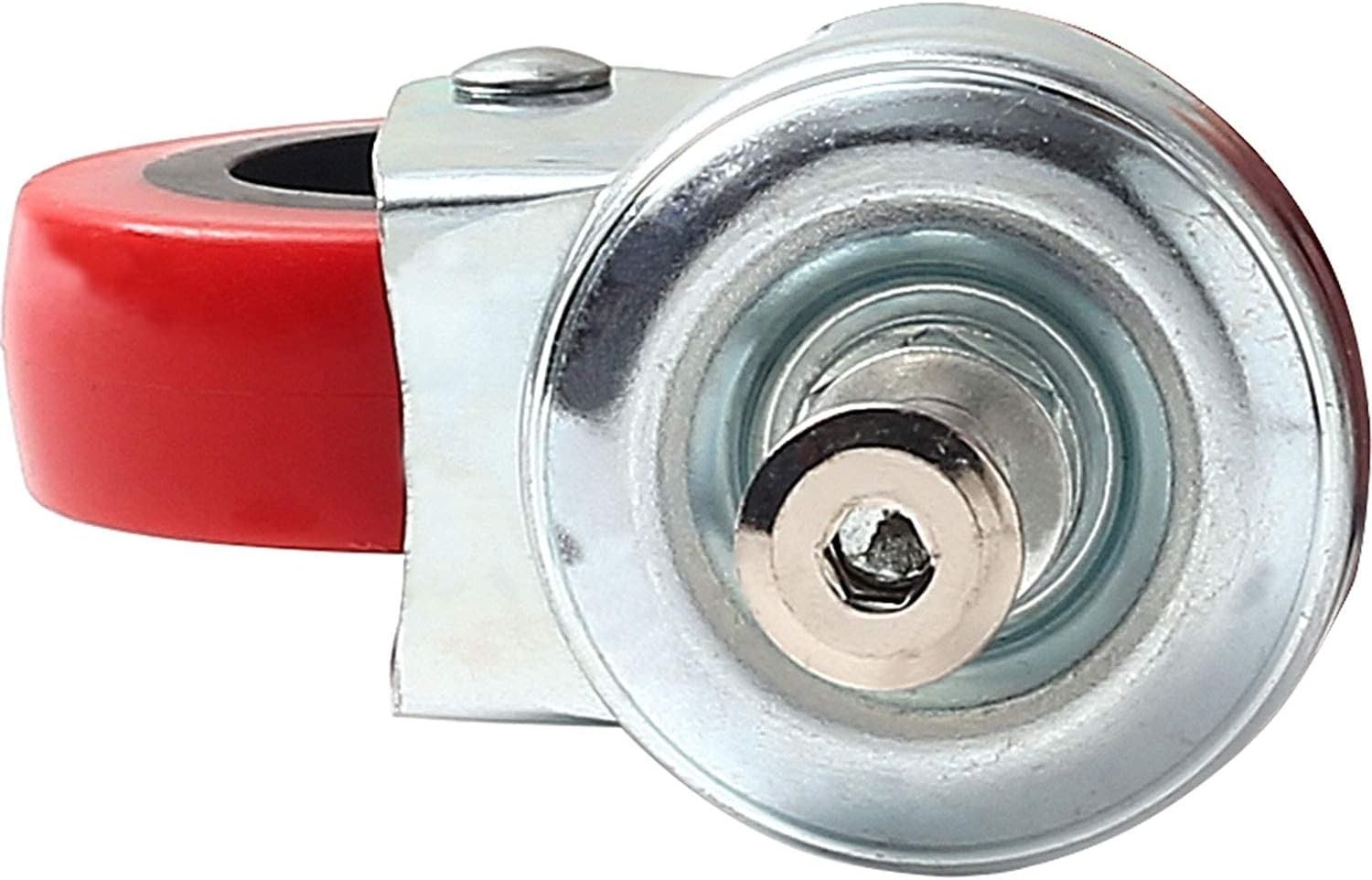 6 Pack Heavy-Duty 2.5″ Swivel Caster Wheel Creeper Service Cart Stool Post Mount