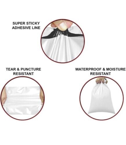 Poly Mailers Shipping Envelopes Self Mailing Bags 5X7,5X8,5X8.5,7X10,10X12,10X16