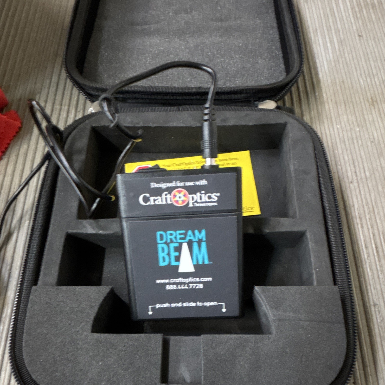 CraftOptics Dream Beam Head Light BLK 51 with Case