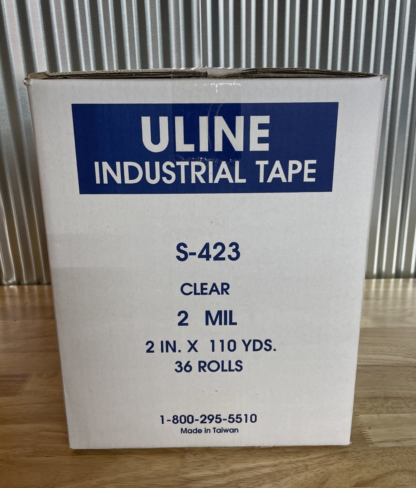 ULINE S-423 – 2″ x 110yds 2mil INDUSTRIAL 36 Rolls Case Clear Shipping SEALED