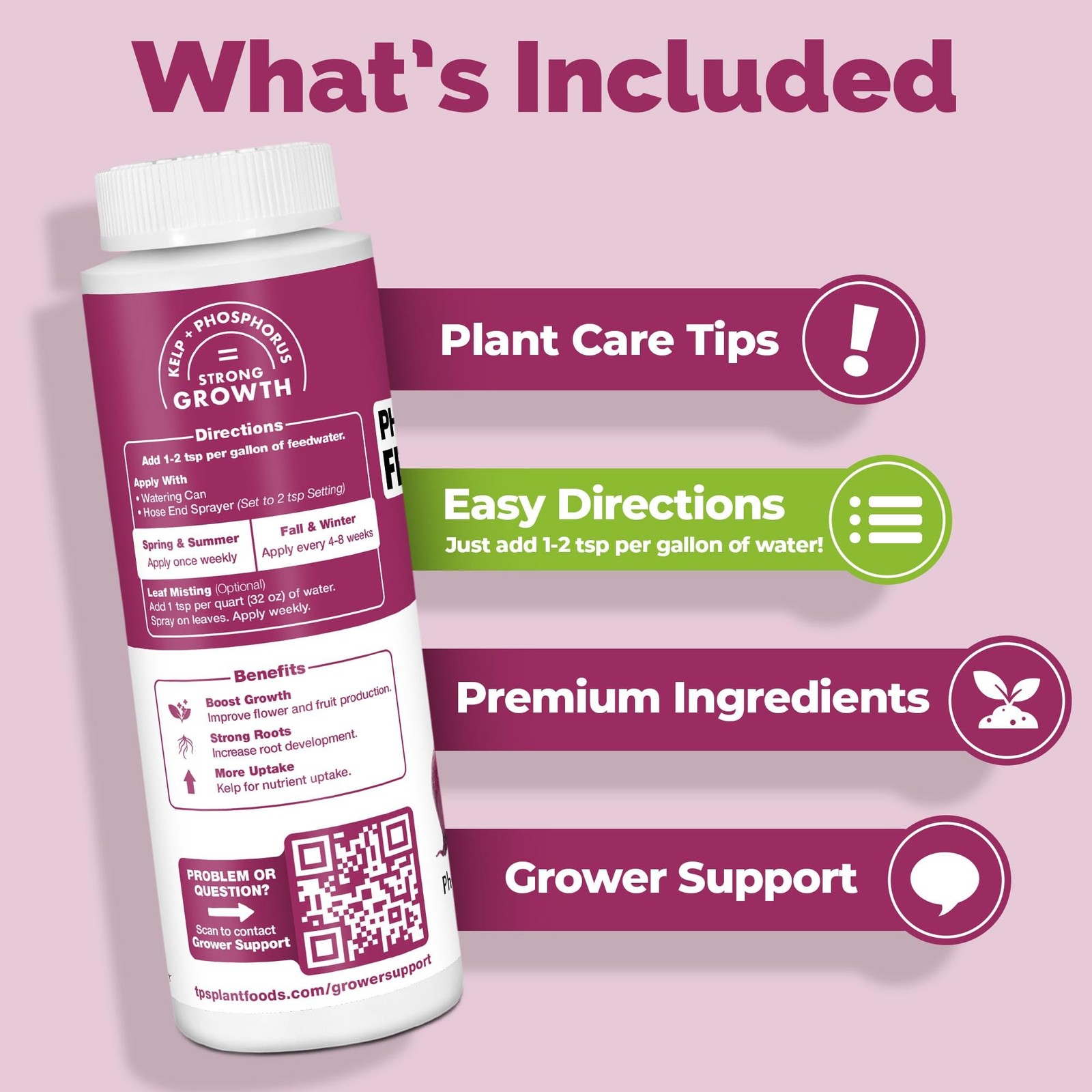 Phosphorus Fertilizer – Liquid Bloom for Strong Roots, Bigger Blooms & Flower…