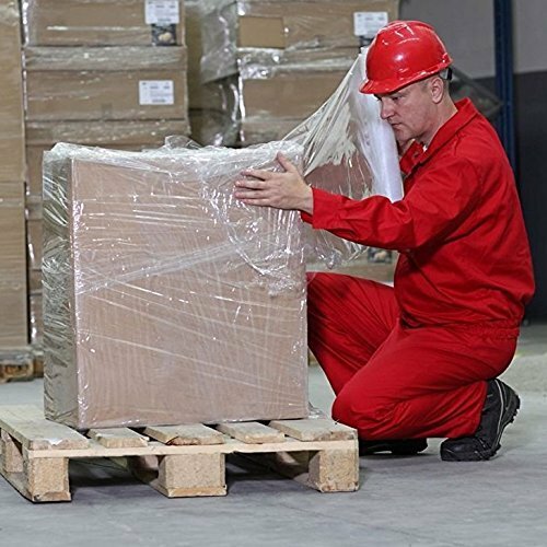 18″ x 1000FT 100 Gauge Pallet Wrap Stretch Film Shrink Hand Wrap 1000′ | 4 Rolls