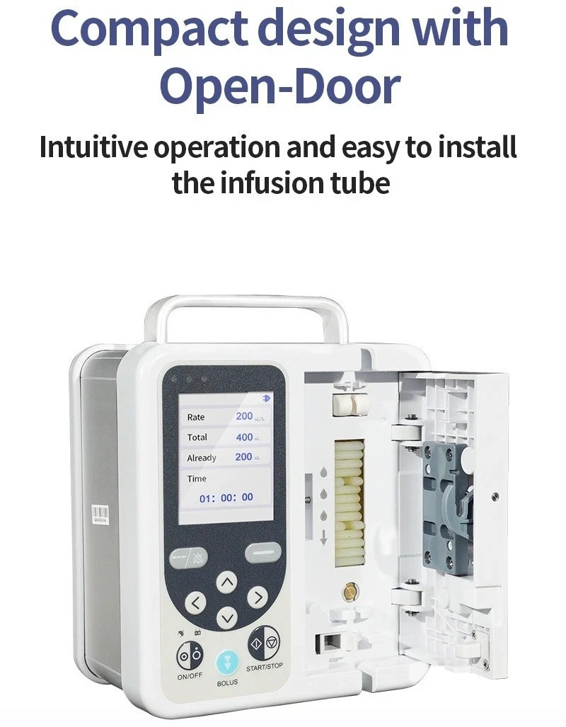 US Stock Human Use Volumetric Infusion Pump – High Precision with Alarm System