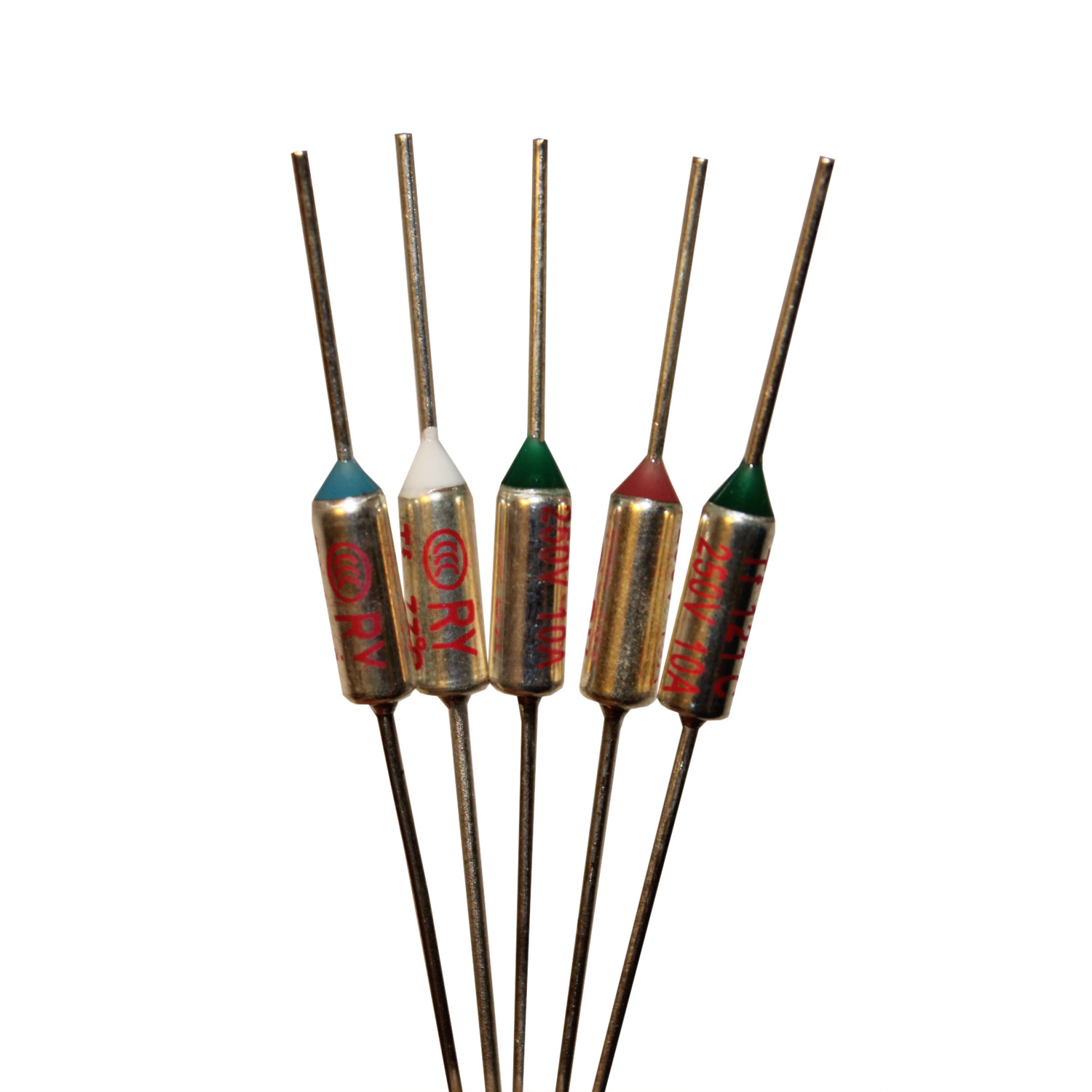 5 PCS RY TF Cutoffs Thermal Fuse 152°C 152 Degree 10A AC 250V
