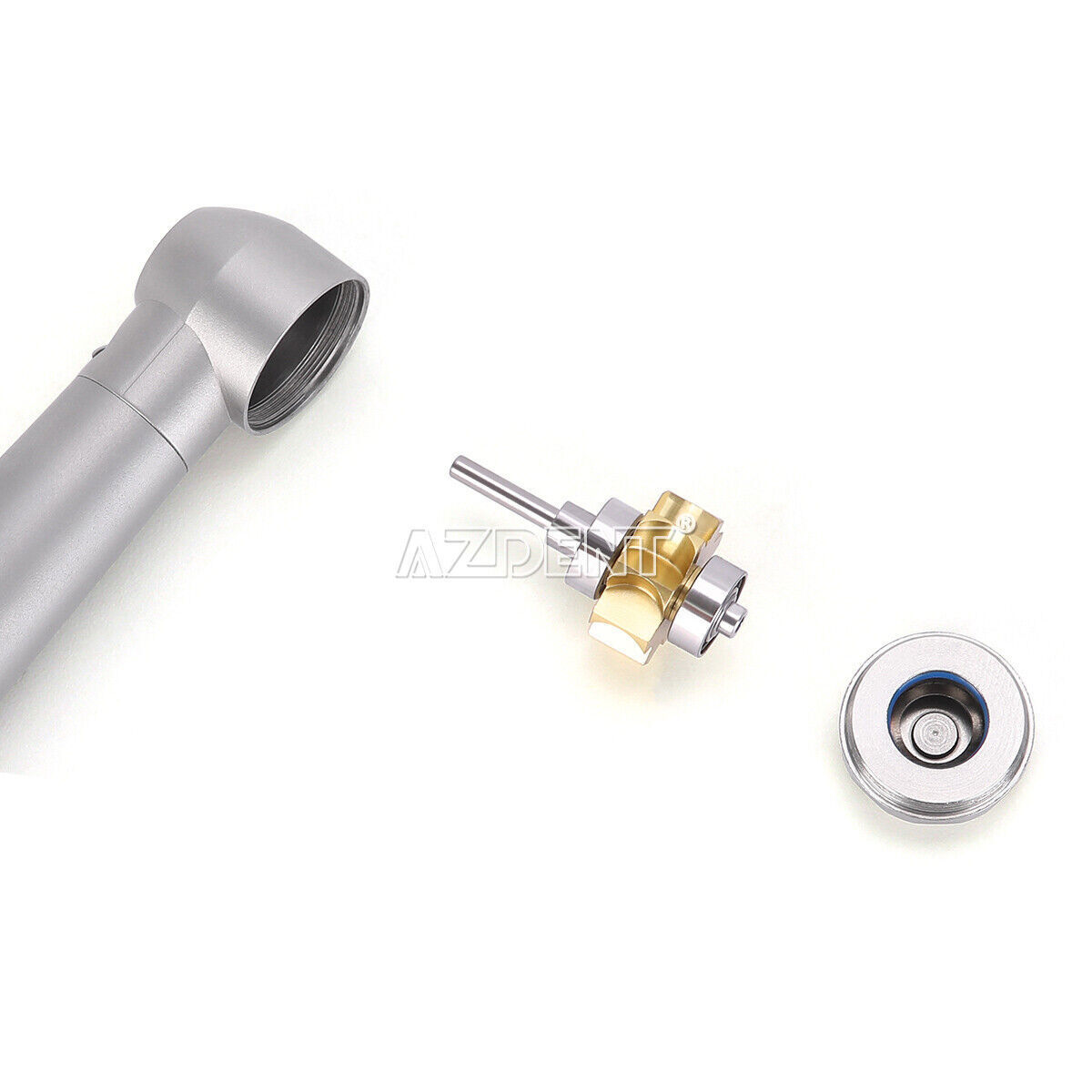 Joydental Dental Fiber Optic E-generator LED High Speed Handpiece Turbine 4 /2H