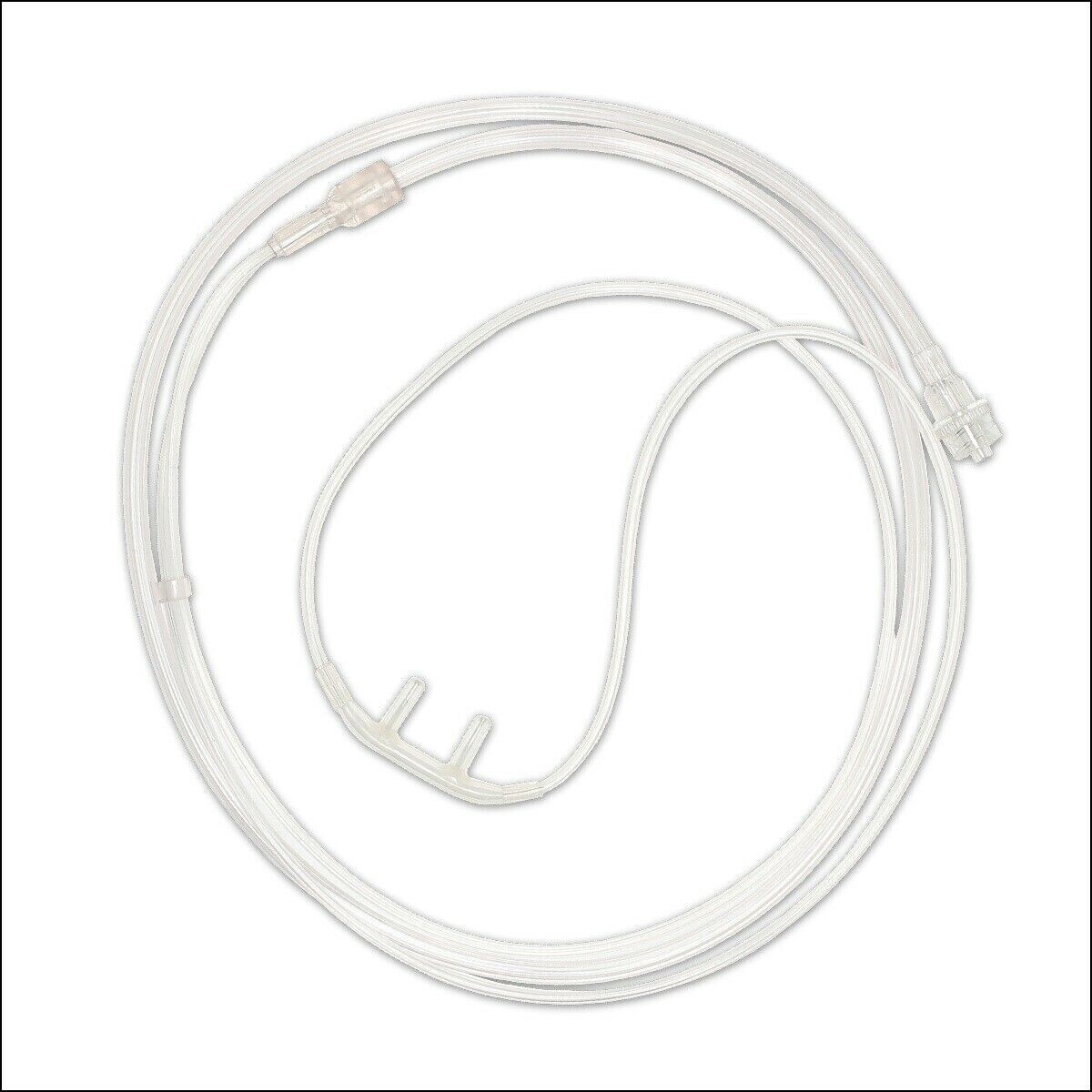 In-Lab Sleep Study Nasal Cannulas with Luer Lock – 7ft 50-Pack