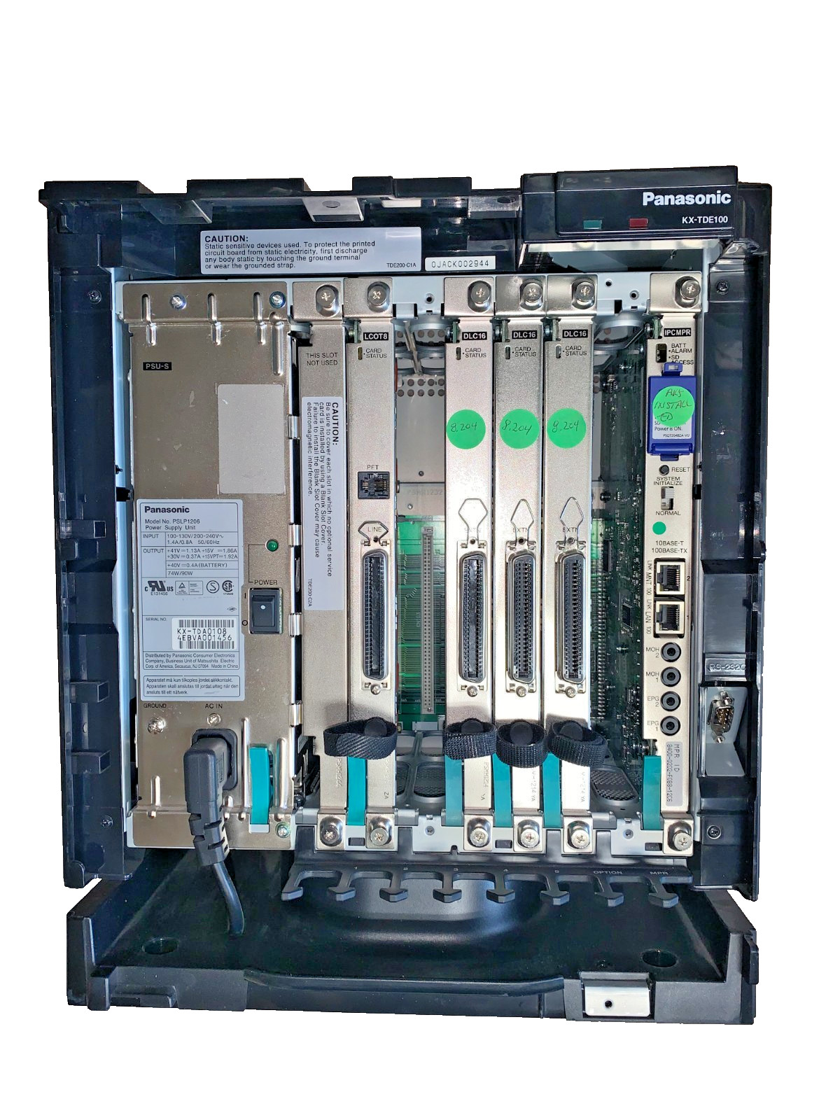 PANASONIC KX-TDE100 PBX – ACTIVATION KEYS & CO, EXT, DSP CARDS ***NEW PRICE***