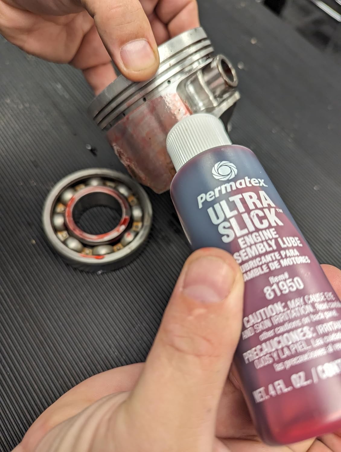 Permatex Ultra Slick Engine Assembly Lube 4 oz Red 81950 High Performance Car