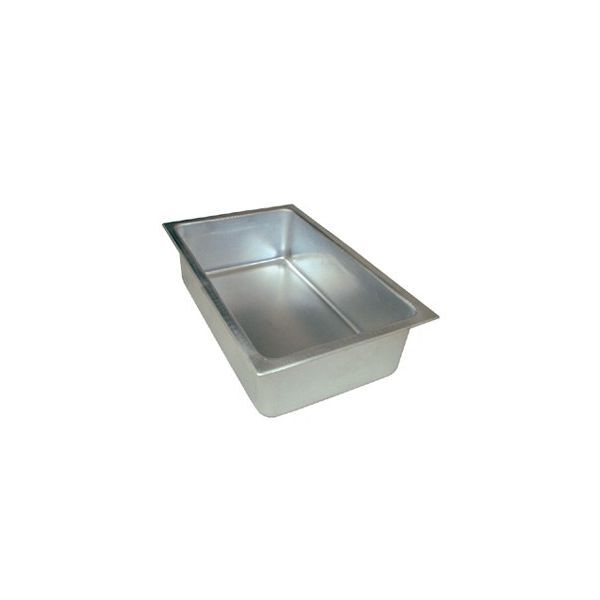 Winco C-WPF6 Full Size Aluminum Spillage Pan | 6 Deep