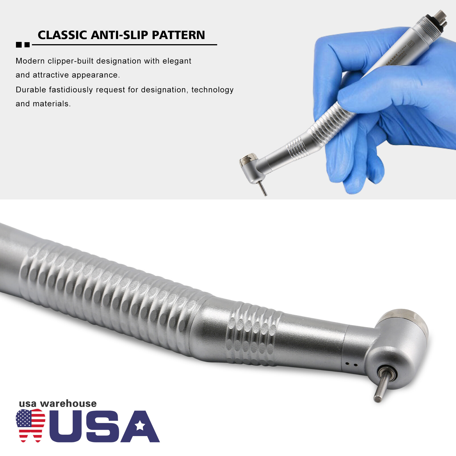 SEASKY NSK Pana Max Dental High Speed Turbine Handpiece Push 4-Hole 1-20*