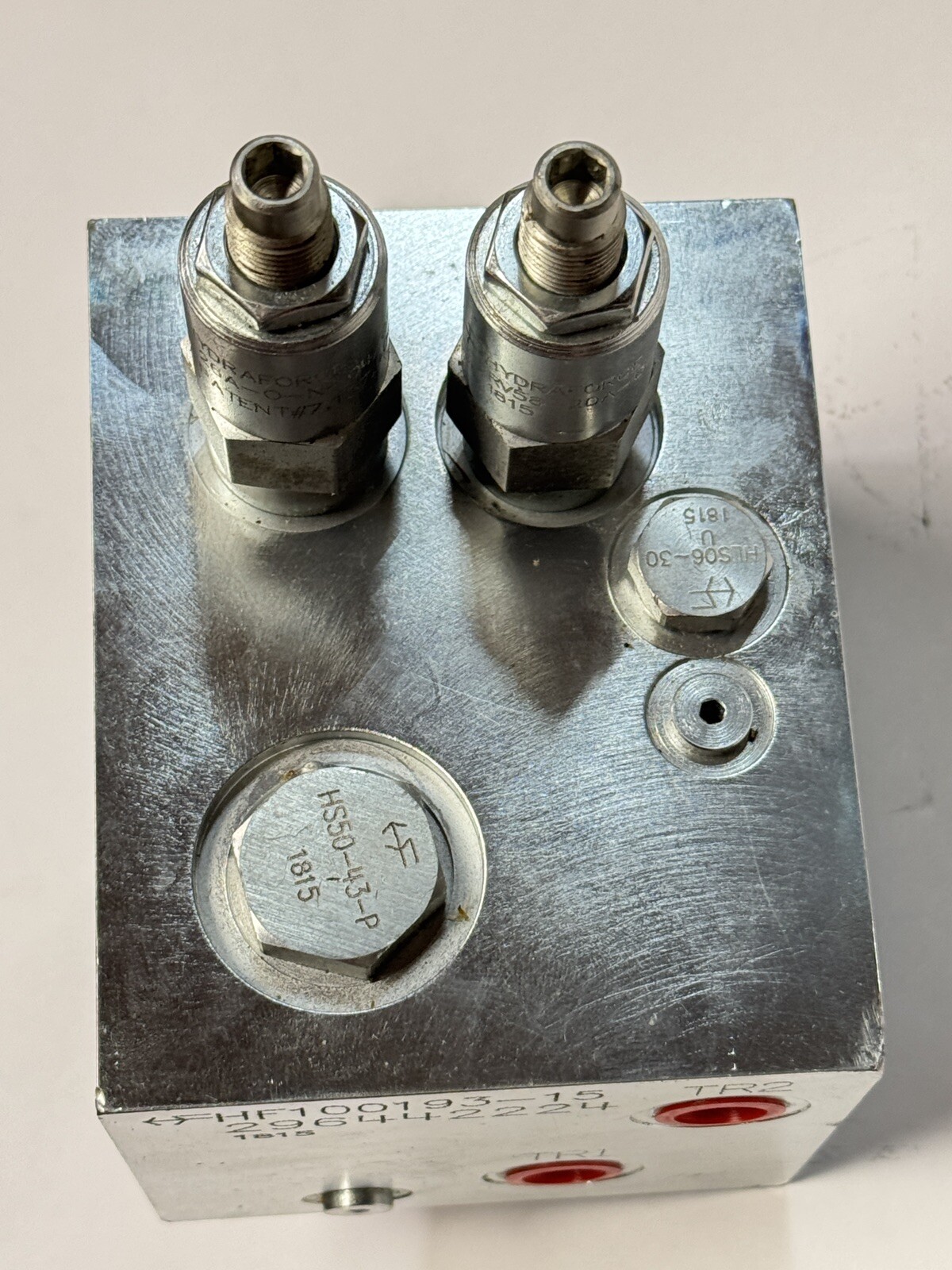 Hydraforce Solenoid Valve Hydraulic Manifold HF100193-15 RV1026A0N04 RV5820AOP46