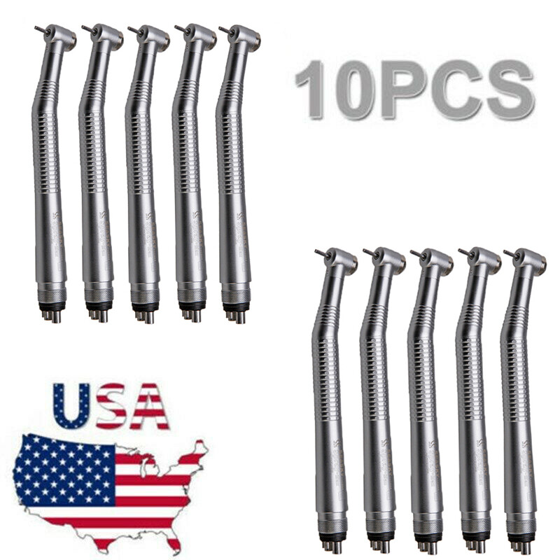 10 Pcs Seasky NSK PANA MAX Style Dental High Speed Turbine Handpiece 4Hole Y1BA4