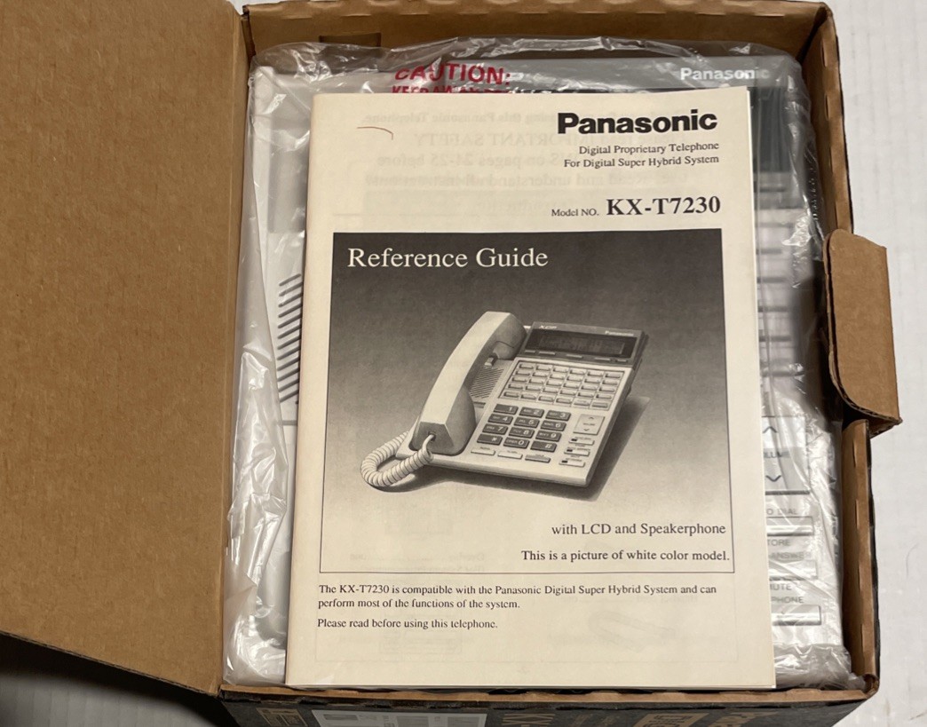 Panasonic KX-T7230 Digital Telephone Speakerphone 24 Button New In Original Box