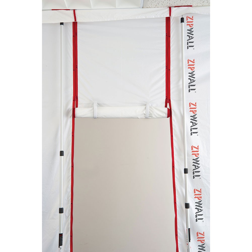 ZipWall ZDC ZipDoor Commercial Door Kit Flame Retardant 4mil 4×8