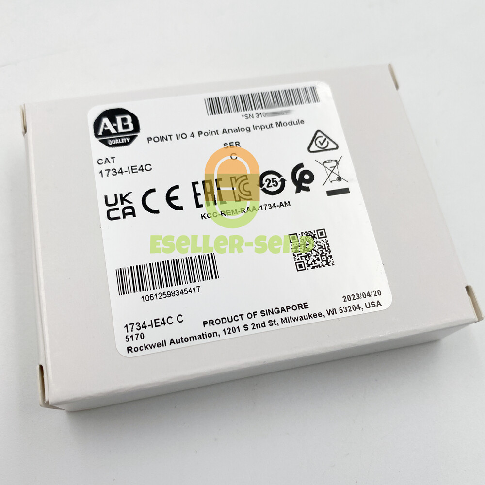 AB 1734-IE4C Allen-Bradley Ser C 4 Point Analog Input Module 2023 New Sealed TX