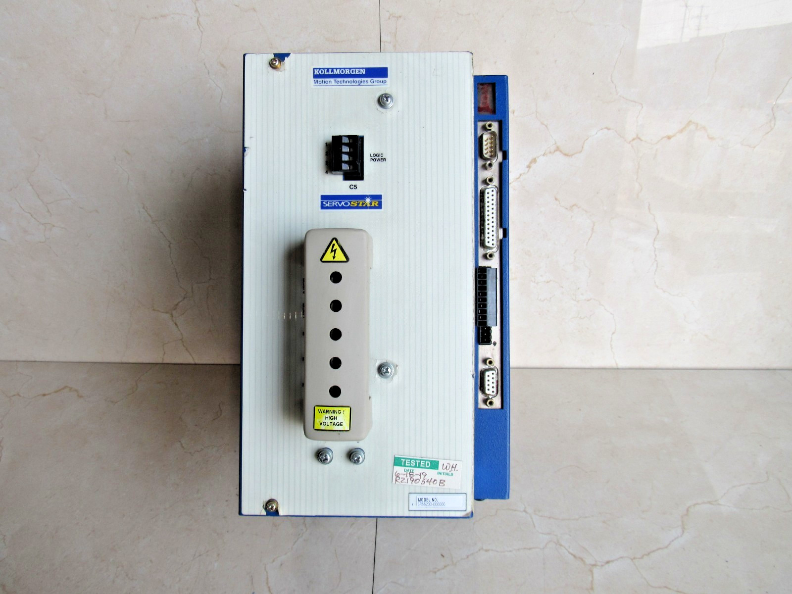 Kollmorgen Model SR55200 / SR55200-000000 / Lot # 3927 Listed by Mike