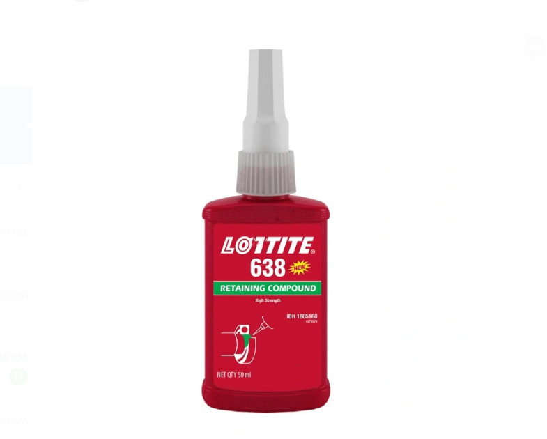 Hankal Loktite 638 (50 ML ) High Strength Retaining Compound Green Color, USA