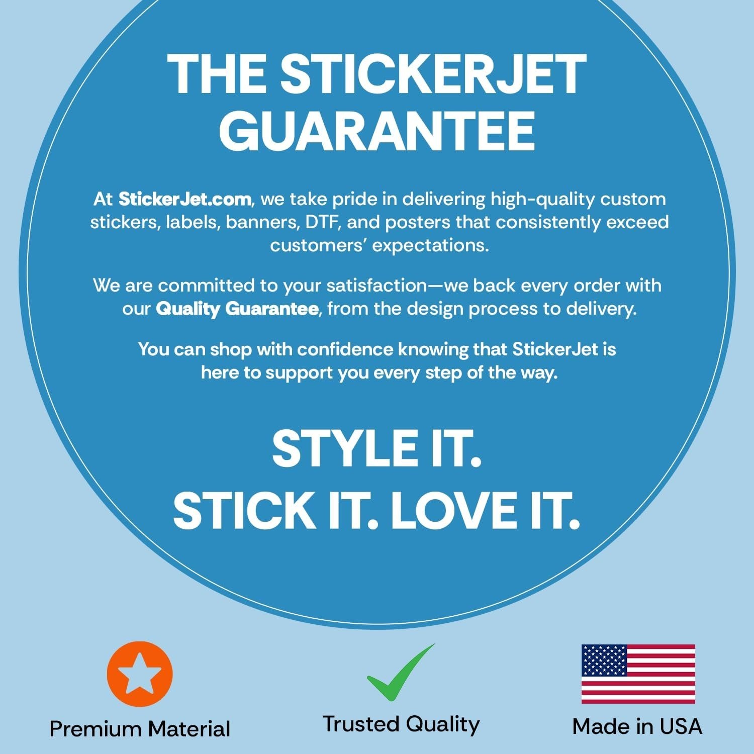 Stickerjet ANSI Style Warning Stickers – 5-Pack Self Adhesive Vinyl Signs