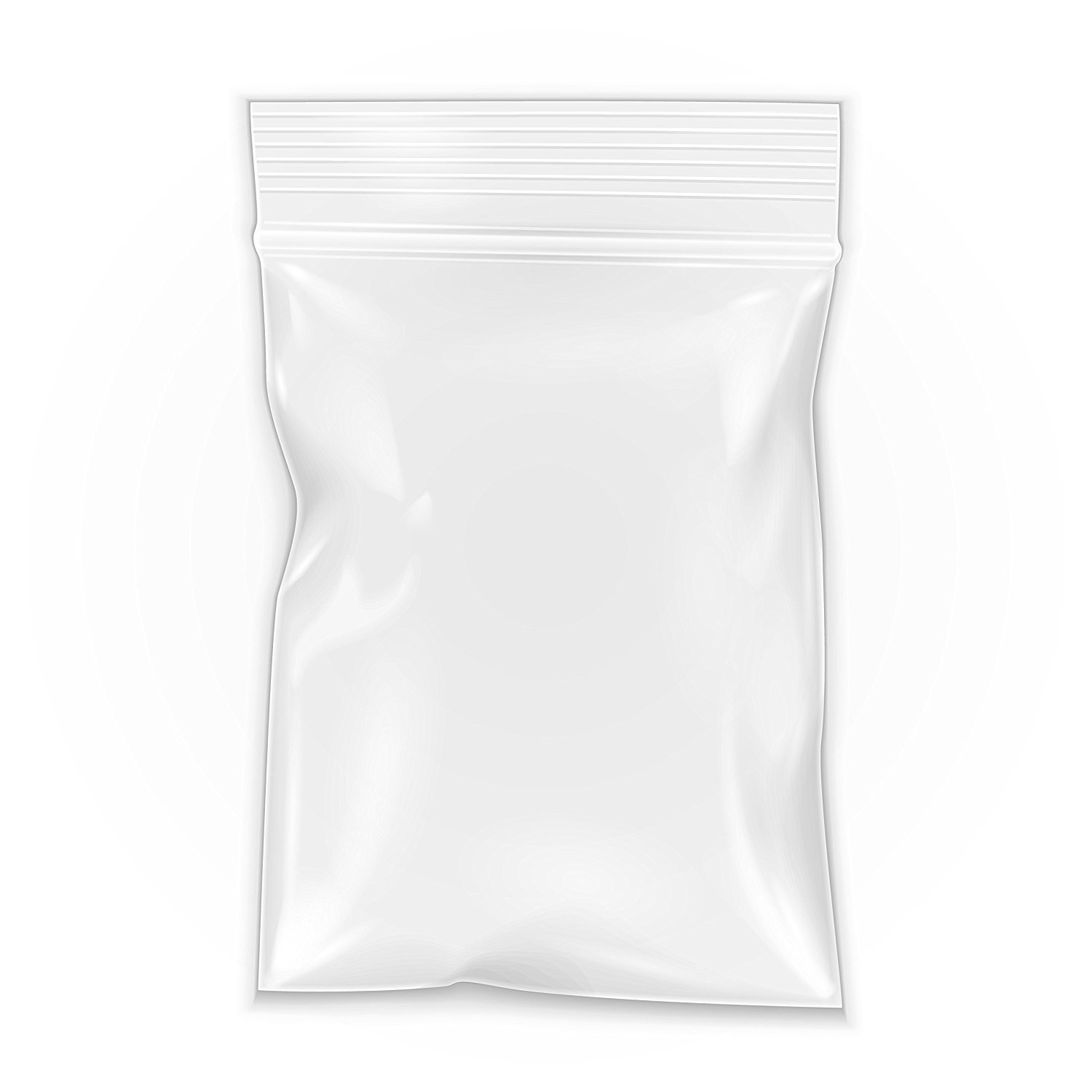 Clear Reclosable Seal Top Zip Pak Plastic Packing Packaging Poly Lock Bags 2 Mil