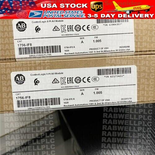 New Factory Sealed Allen-Bradley 1756-IF8 ControlLogix Point A/I Module AB US