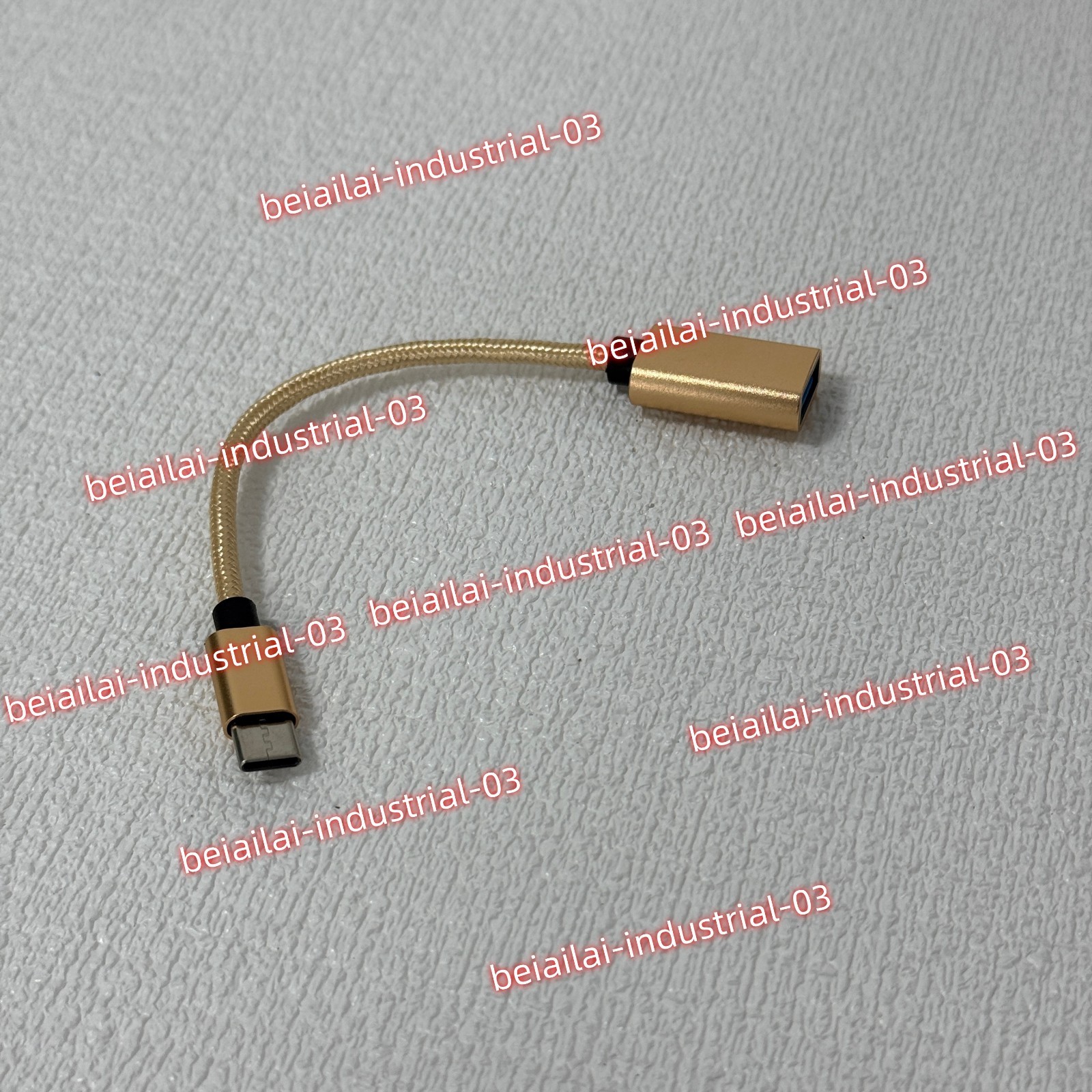 2pcs USB-C 3.1 Type C Male to USB 3.0 Type A OTG Adapter Converter Cable Cord