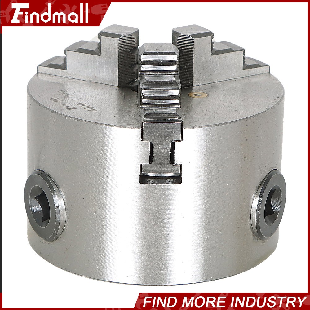Chuck Manual Chuck 3″ K11-80 Self-centering Lathe Drilling Part 80mm 3 Jaw Lathe