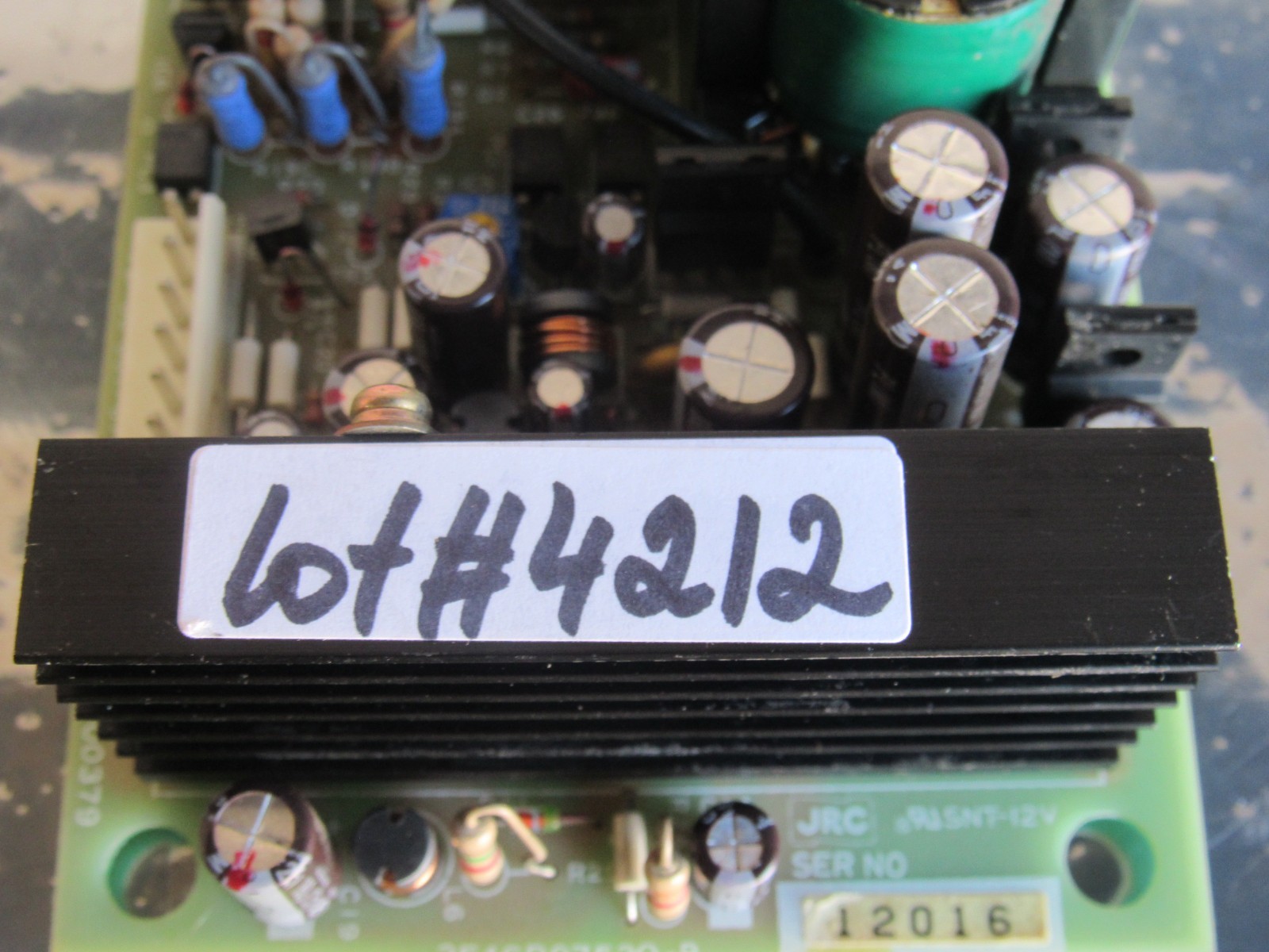 Yaskawa JRC SNT-12V 3546P07530-B AVR000379 Lot # 4212 Listed by Greg