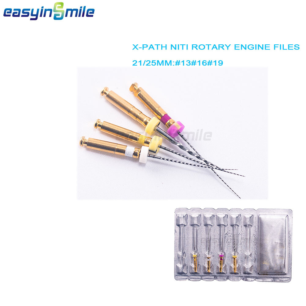 4Pc Endodontic Glide Path Files Dental Endo NITI Rotary File 25/21mm #13 02Taper