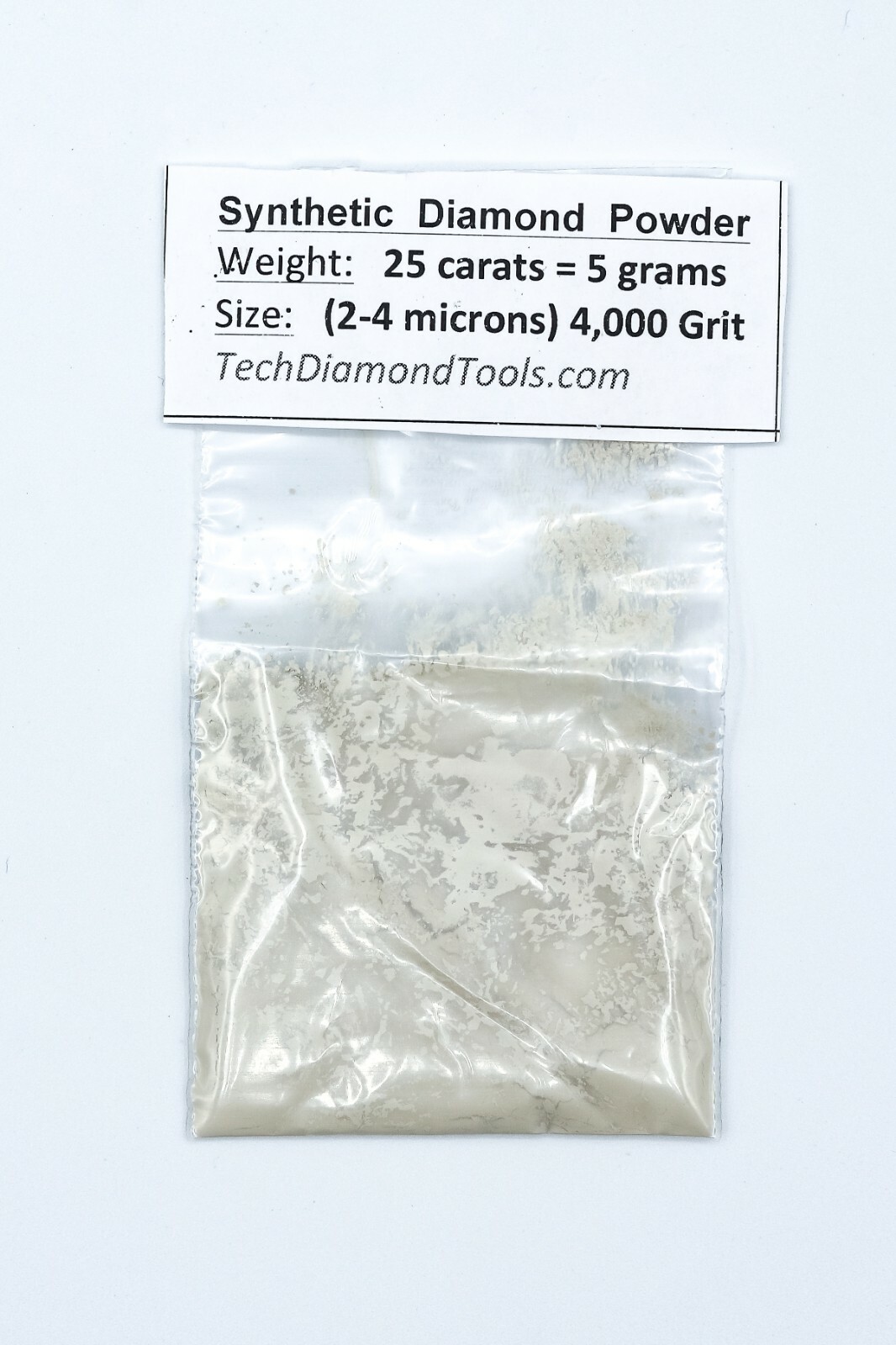 TechDiamondTools Diamond Powder 4,000 Grit 2-4 Microns, 25 cts = 5 Grams