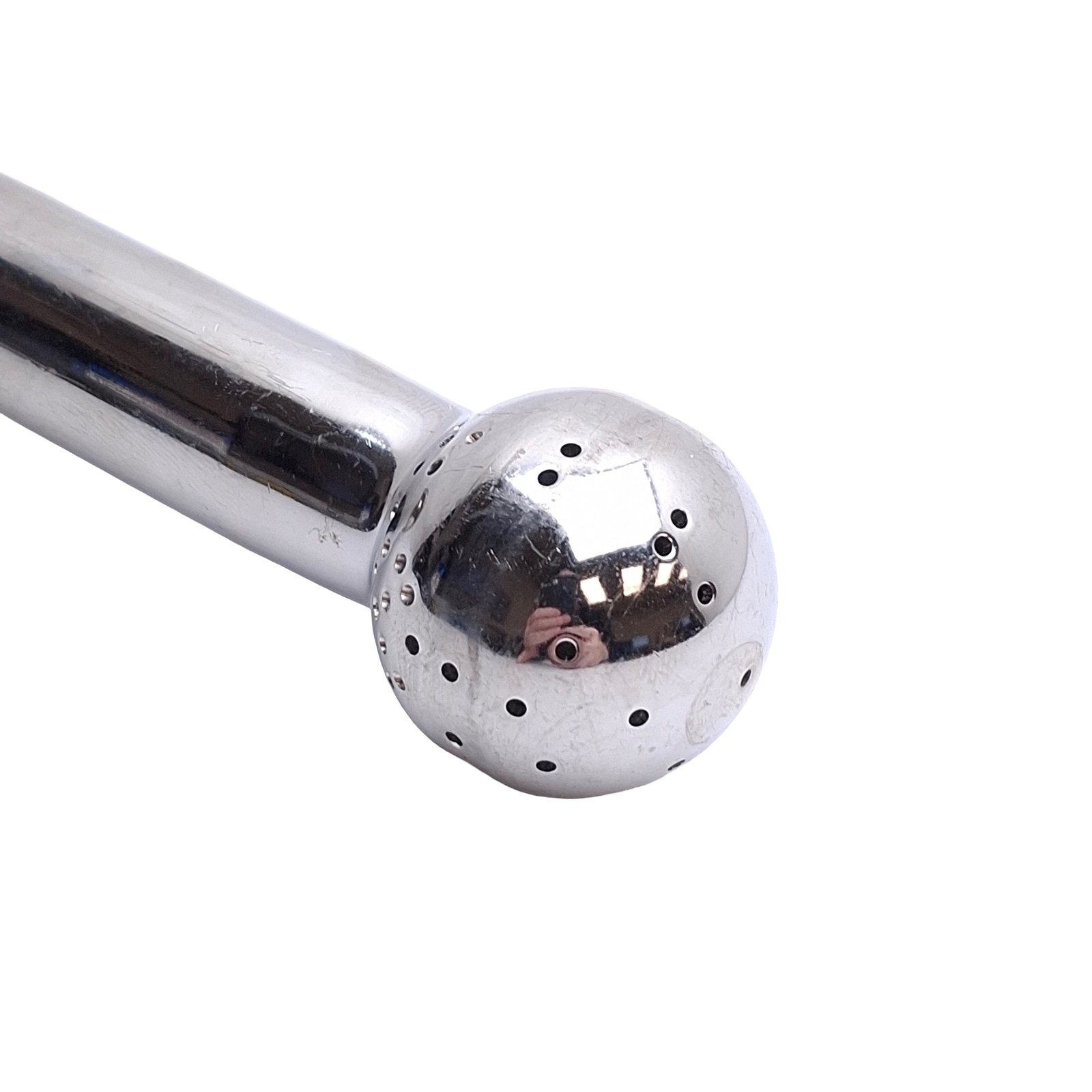 ISS Sanitary Supply Tube With Spray Ball, 1/2in Tri-Clamp 8.12in Internal Length