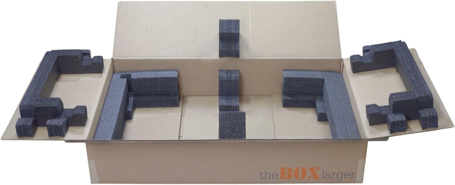 EPE USA Universal 1U and 2U Server Shipping Box Double Wall Foam theBOXlarger