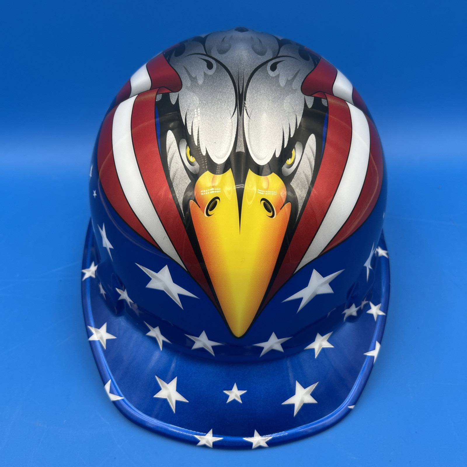 Jackson Type 1 Hard Hat Eagle Stars and Stripes Safety adjustable NEW